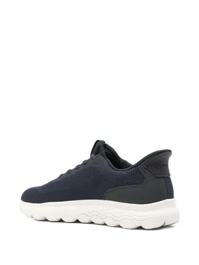 Geox Spherica Lace-up Sneakers In Multi