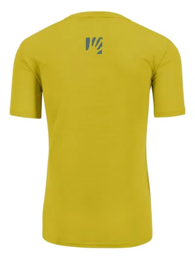 Karpos Short-sleeve Logo T-shirt In Yellow