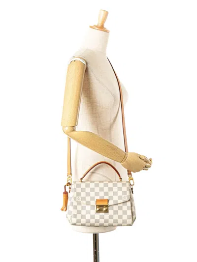Pre-owned Louis Vuitton 2018 Damier Azur Croisette Satchel