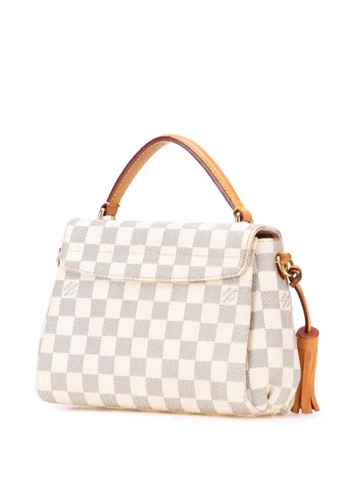 Pre-owned Louis Vuitton 2018 Damier Azur Croisette Satchel