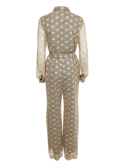 Pre-owned Ingie Paris Lace-detailing Jumpsuit