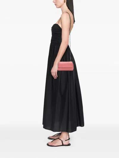 Pre-owned Bottega Veneta 2012-2025 Mini Nappa Intrecciato Expandable Chain Crossbody Bag
