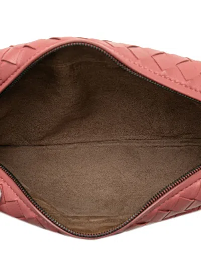 Pre-owned Bottega Veneta 2012-2025 Mini Nappa Intrecciato Expandable Chain Crossbody Bag