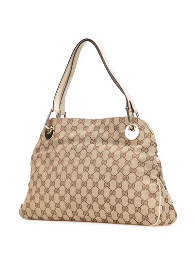 Pre-owned Gucci 2000-2015 Gg Canvas Eclipse Shoulder Bag