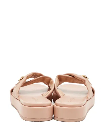 Pre-owned Gianvito Rossi Platform Cross Strap Sandals