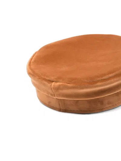 Ruslan Baginskiy Logo-detail Beret In Brown