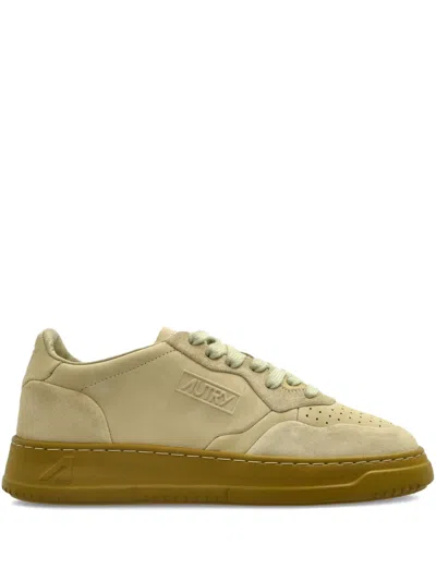 Autry Leather Sneakers In Nude