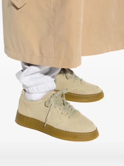 Autry Leather Sneakers In Nude