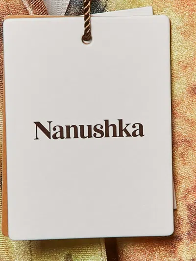 Pre-owned Nanushka Floral-print Velvet Dress