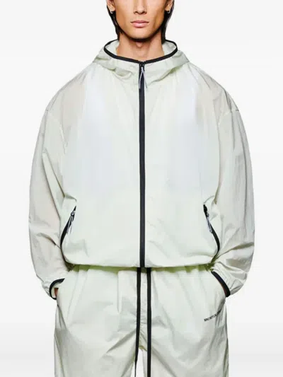 Mki Miyuki Zoku Zip-up Hooded Jacket In White
