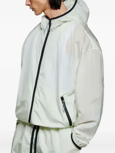 Mki Miyuki Zoku Zip-up Hooded Jacket In White