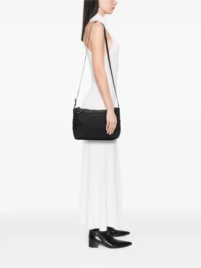 Pre-owned Prada 2013-2025 Tessuto Zip Top Crossbody Bag