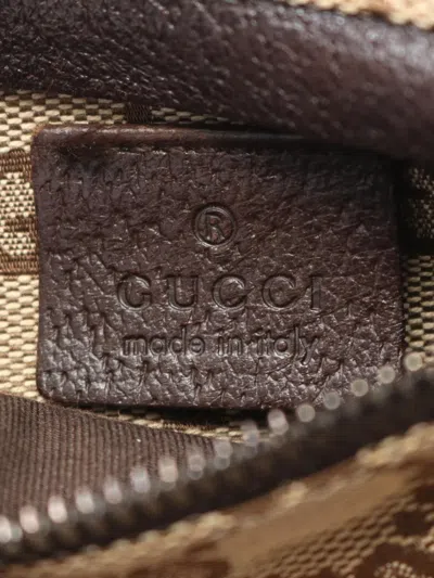 Pre-owned Gucci 2000-2015 Gg Canvas Web Double Pocket Belt Bag