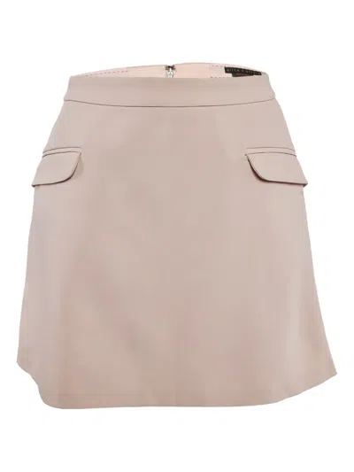 Pre-owned Alice And Olivia Zip-up Mini Skirt