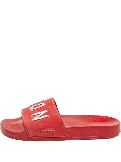 Pre-owned Dsquared2 Icon Slides