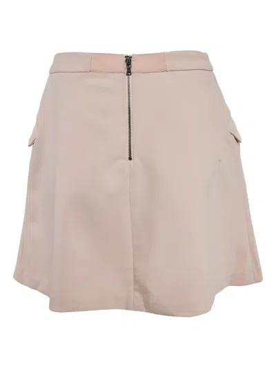 Pre-owned Alice And Olivia Zip-up Mini Skirt