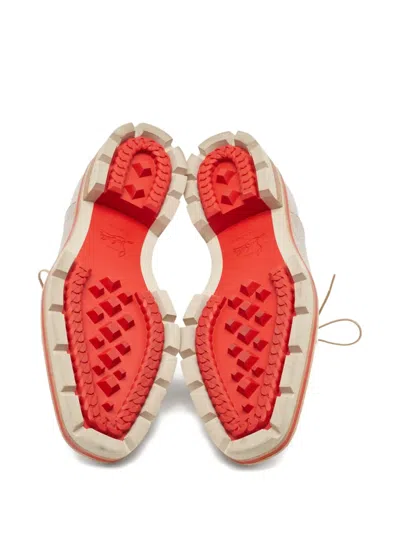 Pre-owned Christian Louboutin Leather Lace-up Oxford Shoes