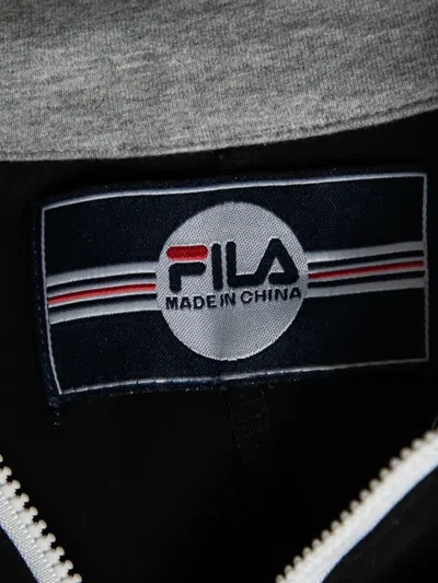 Pre-owned Fila Logo Zip-up Jumpsuit