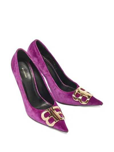Pre-owned Balenciaga 110mm Bb Knife Pumps