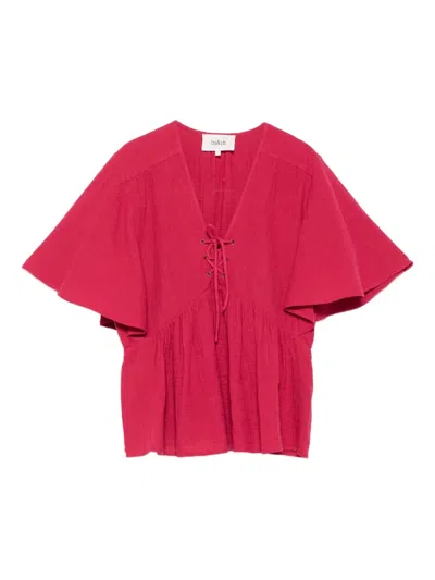 Ba&sh Lace-up Blouse