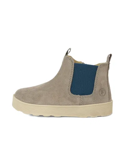 Falcotto Zip-detail Elastic-panel Boots In Gray