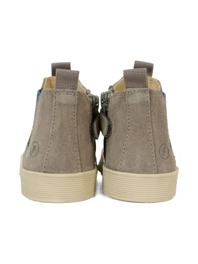 Falcotto Zip-detail Elastic-panel Boots In Gray