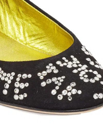 Pre-owned Giuseppe Zanotti Vintage Crystal-embellished Ballet Flats