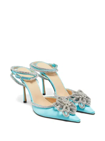 Pre-owned Mach&mach 110mm Crystal-embellished Heeled Pumps