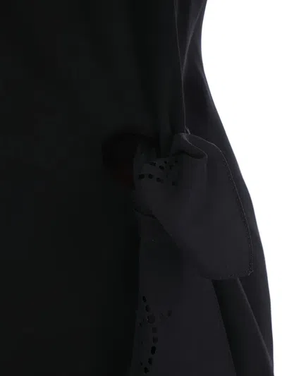 Givenchy One-shoulder Laser-cut Top In Black