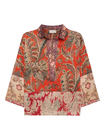 Pierre-louis Mascia Paisley-panelled Shirt