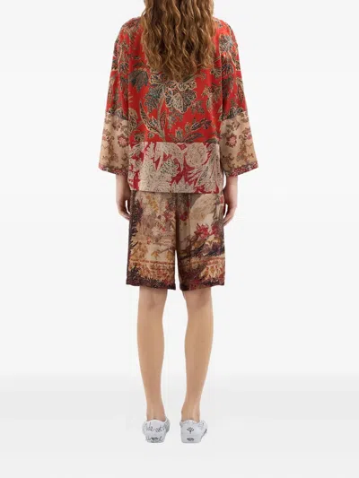 Pierre-louis Mascia Paisley-panelled Shirt