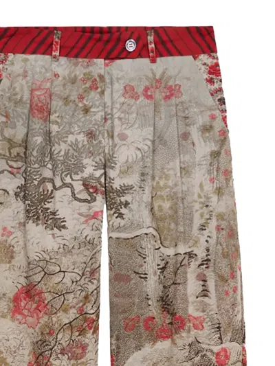 Pierre-louis Mascia Diomede Palazzo Pants In Multi