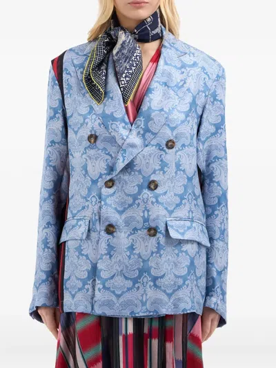 Pierre-louis Mascia Scarf Hawnbci Cm 135x190 Accessories In Blue