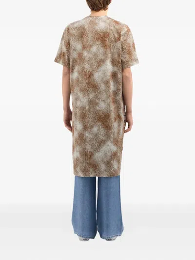 Pierre-louis Mascia Bird-print Panelled T-shirt