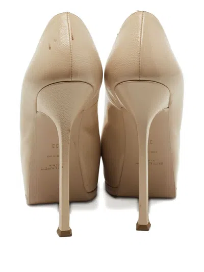 Pre-owned Saint Laurent 140mm Platform High-heel Pumps