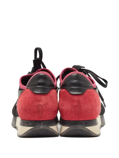 Pre-owned Balenciaga Leather Mesh Sneakers