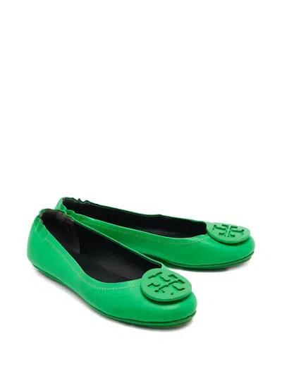 Pre-owned Tory Burch Leather Ballet Flats