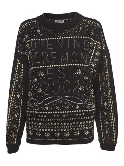 Pre-owned Opening Ceremony Stud-embellished Cotton Sweatshirt