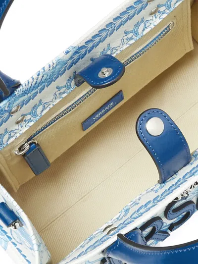 Versace Underwater Barocco La Medusa Mini Tote Bag