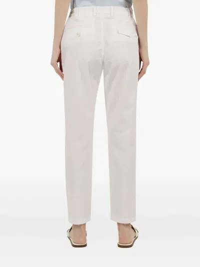 Eleventy Drawstring Trousers In White