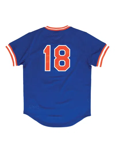 Mitchell & Ness Ny Mets 1986 Darryl Strawberry Jersey In Blue