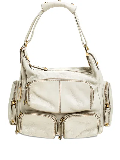 Pre-owned Tod's Vintage Multiple-pockets Leather Shoulder Bag
