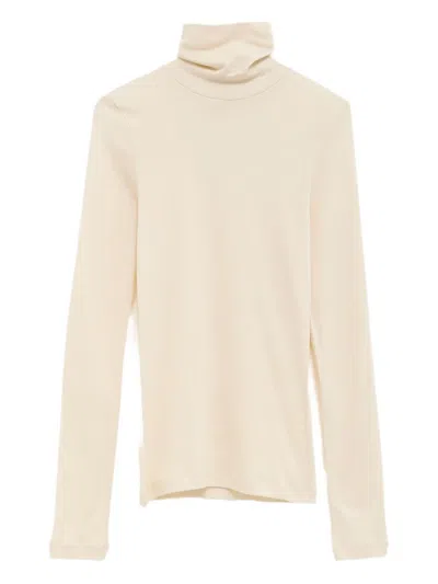 Flore Flore Dinah Turtleneck Long-sleeves Sweater In Neutral