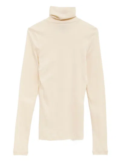 Flore Flore Dinah Turtleneck Long-sleeves Sweater In Neutral