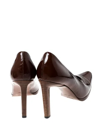 Pre-owned Prada Patent Leather Square Toe Pumps