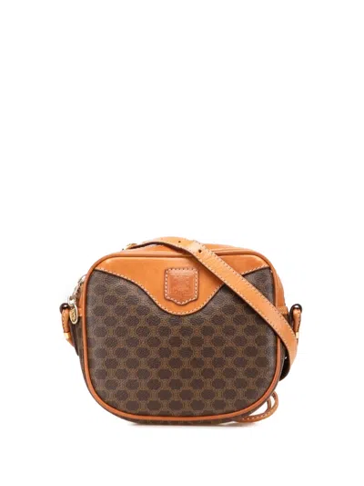 Pre-owned Celine 2007 Macadam Coated Canvas Crossbody Bag