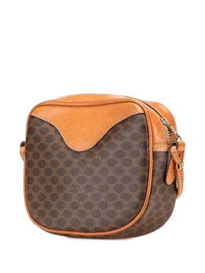 Pre-owned Celine 2007 Macadam Coated Canvas Crossbody Bag