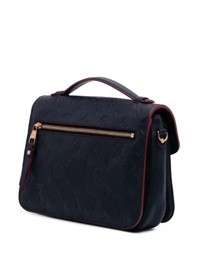 Pre-owned Louis Vuitton 2017 Monogram Empreinte Pochette Metis Satchel