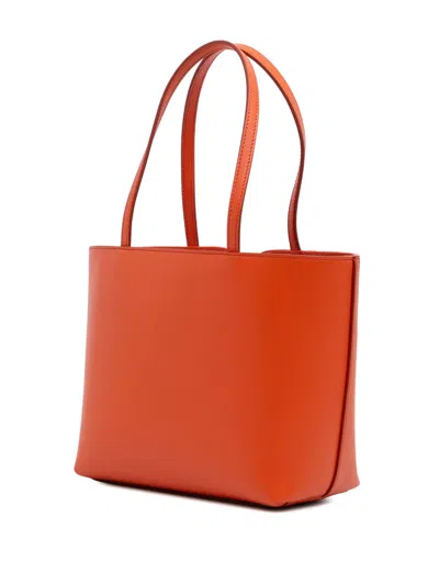 Pre-owned Dolce & Gabbana 2021-2025 Small Calfskin Dg Logo Shopper Tote Bag