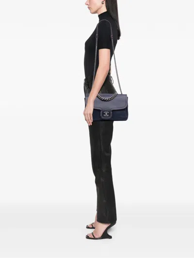 Pre-owned Chanel 2018 Paris-greece Calfskin Archi Chic Flap Satchel
